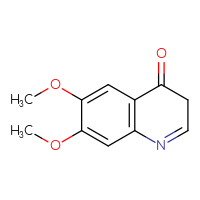 Chemical structure of 6,7-dimethoxy-3,4-dihydroquinolin-4-one - CSSB00010231127