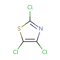 Chemical structure of trichloro-1,3-thiazole - CSSB00010275631