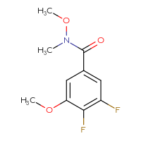 Chemical structure of 3,4-difluoro-N,5-dimethoxy-N-methylbenzamide - CSSB01045817778