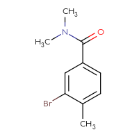 Chemical structure of 3-bromo-N,N,4-trimethylbenzamide - CSSB00012339508