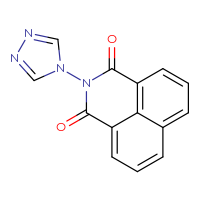 Chemical structure of 3-(4H-1,2,4-triazol-4-yl)-3-azatricyclo[7.3.1.0⁵,¹³]trideca-1(13),5,7,9,11-pentaene-2,4-dione - CSSB00121690375