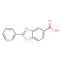 Chemical structure of 2-phenyl-1,3-benzoxazole-5-carboxylic acid - CSSB00001316512