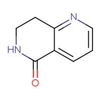 Chemical structure of 5,6,7,8-tetrahydro-1,6-naphthyridin-5-one - CSSB00000076966