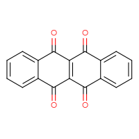 Chemical structure of 5,6,11,12-tetrahydrotetracene-5,6,11,12-tetrone - CSSB20538600211