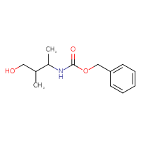 Chemical structure of benzyl N-(4-hydroxy-3-methylbutan-2-yl)carbamate - CSSB00013018195