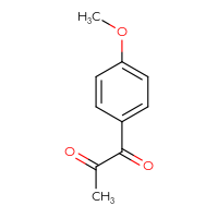 Chemical structure of 1-(4-methoxyphenyl)propane-1,2-dione - CSSB00012175686