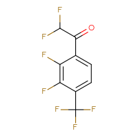 Chemical structure of 1-[2,3-difluoro-4-(trifluoromethyl)phenyl]-2,2-difluoroethan-1-one - CSSB21103684776