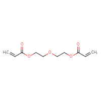 Chemical structure of 2-[2-(prop-2-enoyloxy)ethoxy]ethyl prop-2-enoate - CSSB00000033302