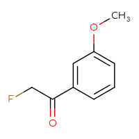 Chemical structure of 2-fluoro-1-(3-methoxyphenyl)ethan-1-one - CSSB00010638234