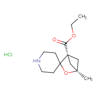 Chemical structure of ethyl (1s,4r)-4-methyl-3-oxaspiro[bicyclo[2.1.1]hexane-2,4'-piperidine]-1-carboxylate hydrochloride - CSSB06446545892