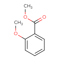 Chemical structure of methyl 2-methoxybenzoate - CSSB00000150339