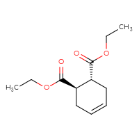 Chemical structure of 1,2-diethyl (1R,2R)-cyclohex-4-ene-1,2-dicarboxylate - CSSB00020669449