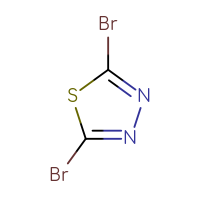 Chemical structure of dibromo-1,3,4-thiadiazole - CSSB00000183038