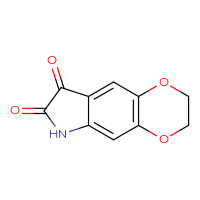 Chemical structure of 2H,3H,6H,7H,8H-[1,4]dioxino[2,3-f]indole-7,8-dione - CSSB00000184865