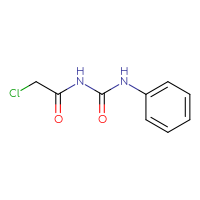Chemical structure of 3-(2-chloroacetyl)-1-phenylurea - CSSB00000206019