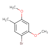Chemical structure of 1-bromo-2,4-dimethoxy-5-methylbenzene - CSSB00021035672