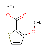 Chemical structure of methyl 3-methoxythiophene-2-carboxylate - CSSB00011218578