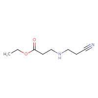 Chemical structure of ethyl 3-[(2-cyanoethyl)amino]propanoate - CSSB00011583231