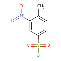 Chemical structure of 4-methyl-3-nitrobenzene-1-sulfonyl chloride - CSSB00000184952