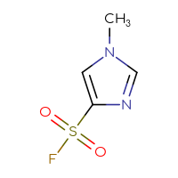 Chemical structure of 1-methyl-1H-imidazole-4-sulfonyl fluoride - CSSB00015196464