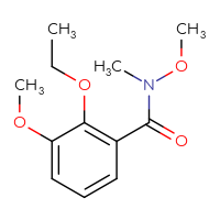 Chemical structure of 2-ethoxy-N,3-dimethoxy-N-methylbenzamide - CSSB21151592884