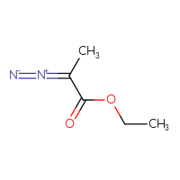 Chemical structure of ethyl 2-diazopropanoate - CSSB00010983107