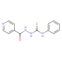 Chemical structure of N-[(phenylcarbamothioyl)amino]pyridine-4-carboxamide - CSSB00020600582
