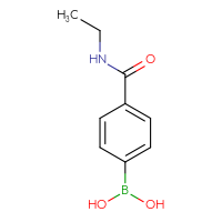 Chemical structure of [4-(ethylcarbamoyl)phenyl]boronic acid - CSSB00000043865