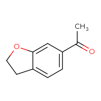 Chemical structure of 1-(2,3-dihydro-1-benzofuran-6-yl)ethan-1-one - CSSB00000143635