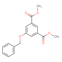 Chemical structure of 1,3-dimethyl 5-(benzyloxy)benzene-1,3-dicarboxylate - CSSB00000001171