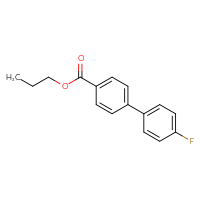 Chemical structure of propyl 4'-fluoro-[1,1'-biphenyl]-4-carboxylate - CSSB02278061992