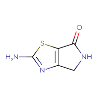 Chemical structure of 2-amino-4H,5H,6H-pyrrolo[3,4-d][1,3]thiazol-6-one - CSSB00009840977