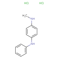 Chemical structure of N1-methyl-N4-phenylbenzene-1,4-diamine dihydrochloride - CSSB03436979992
