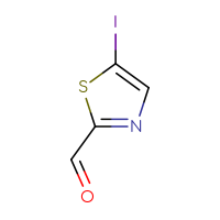Chemical structure of 5-iodo-1,3-thiazole-2-carbaldehyde - CSSB00000730629