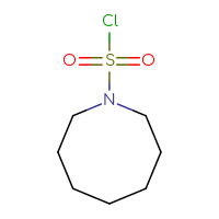 Chemical structure of azocane-1-sulfonyl chloride - CSSB00011241408