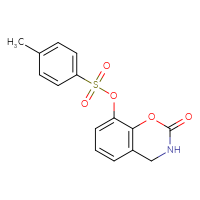 Chemical structure of 2-oxo-3,4-dihydro-2H-1,3-benzoxazin-8-yl 4-methylbenzene-1-sulfonate - CSSB02106403115