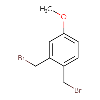Chemical structure of 1,2-bis(bromomethyl)-4-methoxybenzene - CSSB00010009731