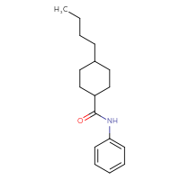 Chemical structure of 4-butyl-N-phenylcyclohexane-1-carboxamide - CSSB00026301779