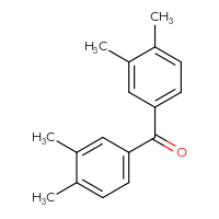 Chemical structure of bis(3,4-dimethylphenyl)methanone - CSSB00000426373