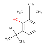 Chemical structure of 2,6-di-tert-butylphenol - CSSB00000210501