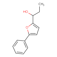 Chemical structure of 1-(5-phenylfuran-2-yl)propan-1-ol - CSSB00011718252
