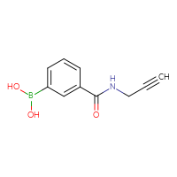 Chemical structure of {3-[(prop-2-yn-1-yl)carbamoyl]phenyl}boronic acid - CSSB00011100656