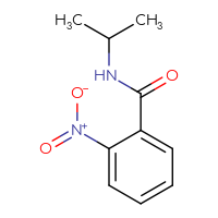 Chemical structure of 2-nitro-N-(propan-2-yl)benzamide - CSSB00000171934