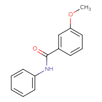 Chemical structure of 3-methoxy-N-phenylbenzamide - CSSB00032321727
