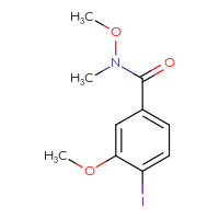 Chemical structure of 4-iodo-N,3-dimethoxy-N-methylbenzamide - CSSB00953209474