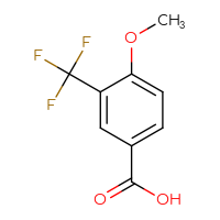 Chemical structure of 4-methoxy-3-(trifluoromethyl)benzoic acid - CSSB00011217718
