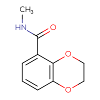 Chemical structure of N-methyl-2,3-dihydro-1,4-benzodioxine-5-carboxamide - CSSB00011579693