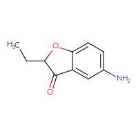 Chemical structure of 5-amino-2-ethyl-2,3-dihydro-1-benzofuran-3-one - CSSB00009963696