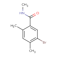 Chemical structure of 5-bromo-N,2,4-trimethylbenzamide - CSSB01991068617