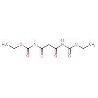 Chemical structure of ethyl N-{3-[(ethoxycarbonyl)amino]-3-oxopropanoyl}carbamate - CSSB00016990365